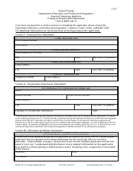 Form DBPR VM13 &quot;Change of Responsible Veterinarian&quot; - Florida, Page 2