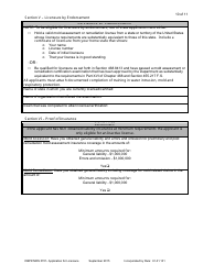 Form DBPR MRS0701 Application for Licensure - Florida, Page 10