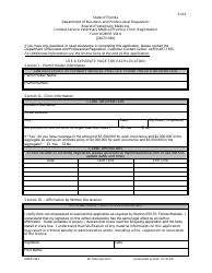 Form DBPR VM4 &quot;Limited-Service Veterinary Medical Practice Clinic Registration - Board of Veterinary Medicine&quot; - Florida, Page 3