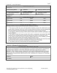 Form DBPR MRS0704 &quot;Application for Continuing Education Course Approval or Renewal&quot; - Florida, Page 4