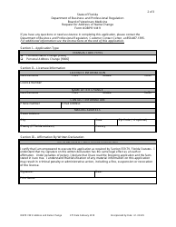 Form DBPR VM9 &quot;Request for Address or Name Change&quot; - Florida, Page 2