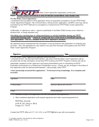 Form HSMV77058 Rider Coach Apprentice Program Application - Florida, Page 2