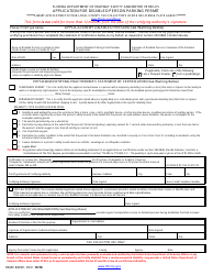 Form HSMV83039 Application for Disabled Person Parking Permit - Florida