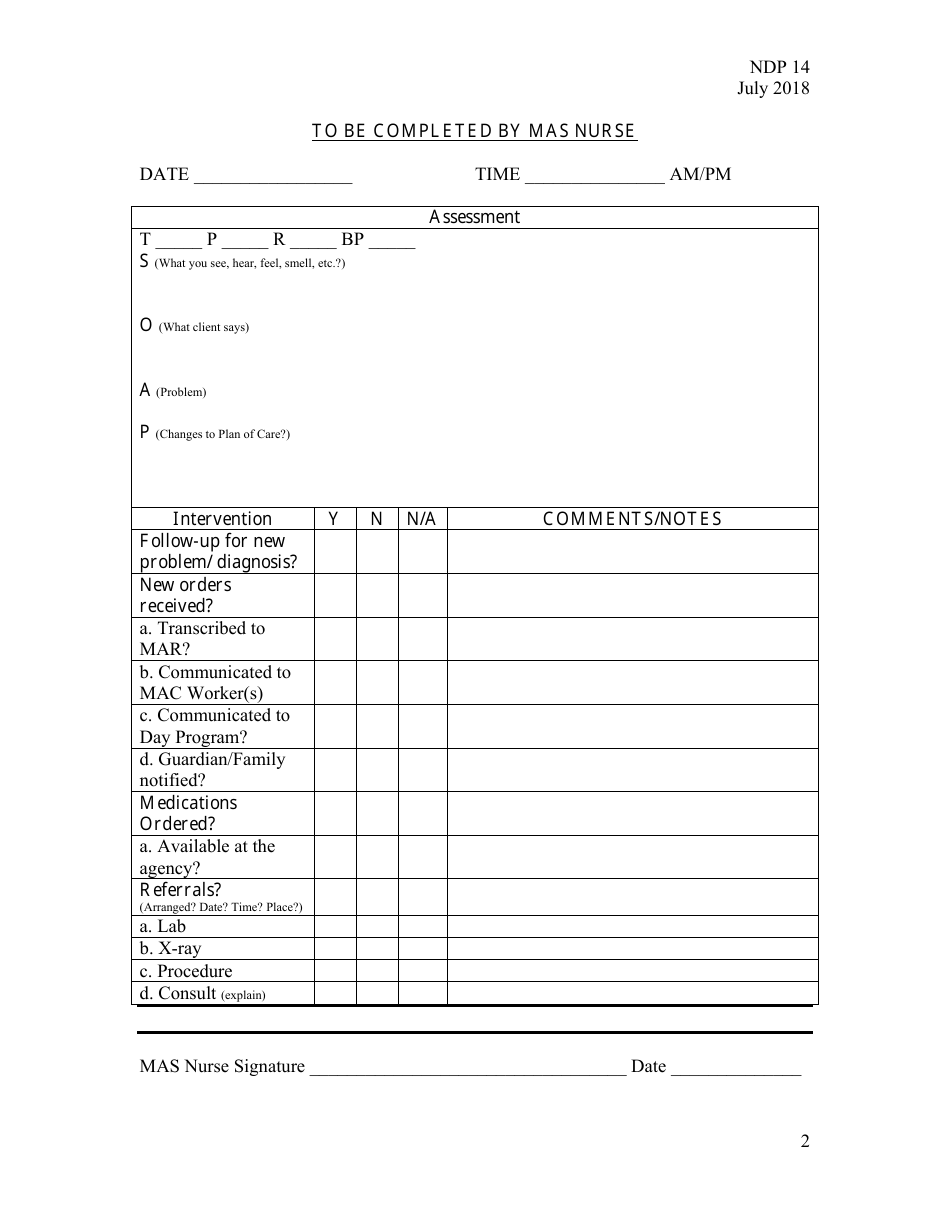 Form NDP14 Health Care Practitioner (Hcp) Consultation Form - Alabama, Page 2