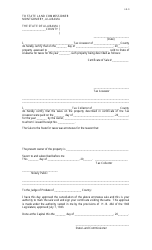 Form LD-9 &quot;Request for Cancellation (For County Use Only)&quot; - Alabama