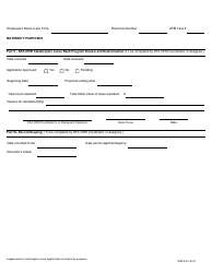 Catastrophic Leave Bank Program Application for Maternity Purposes - Arkansas, Page 3
