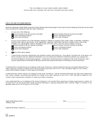 Form F-3 &quot;F-4, Employee Disclosure/Certification and Employment of Family Members Form&quot; - Arkansas, Page 6