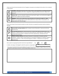Position Classification Questionnaire Form - Arkansas, Page 3
