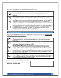 Position Classification Questionnaire Form - Arkansas, Page 5