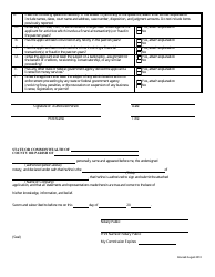 Arkansas Licensee Change Form for Money Services - Arkansas, Page 2