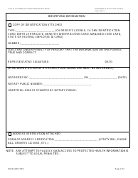 Form DHCS6239 Request to Amend Protected Health Information by Parent, Guardian or Personal Representative - California, Page 3