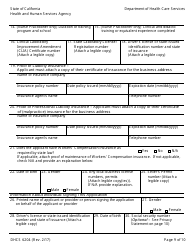 Form DHCS6204 &quot;Medi-Cal Clinical Medical Laboratory Application&quot; - California, Page 13