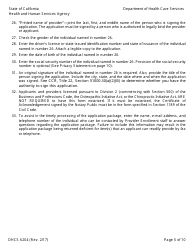 Form DHCS6204 &quot;Medi-Cal Clinical Medical Laboratory Application&quot; - California, Page 9