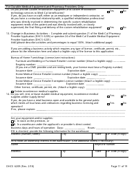 Form DHCS6209 Medi-Cal Supplemental Changes - California, Page 13