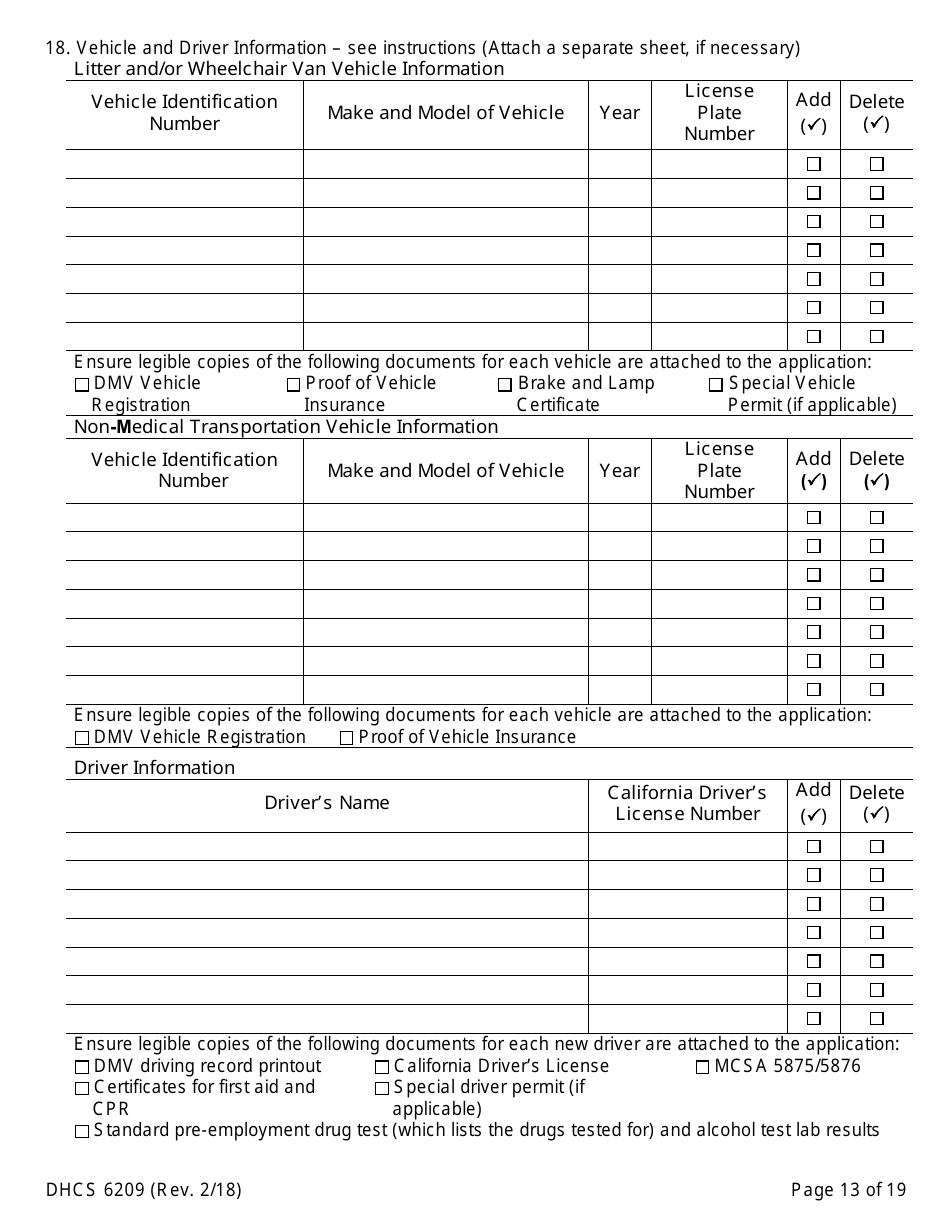 Form DHCS6209 Medi-Cal Supplemental Changes - California, Page 15