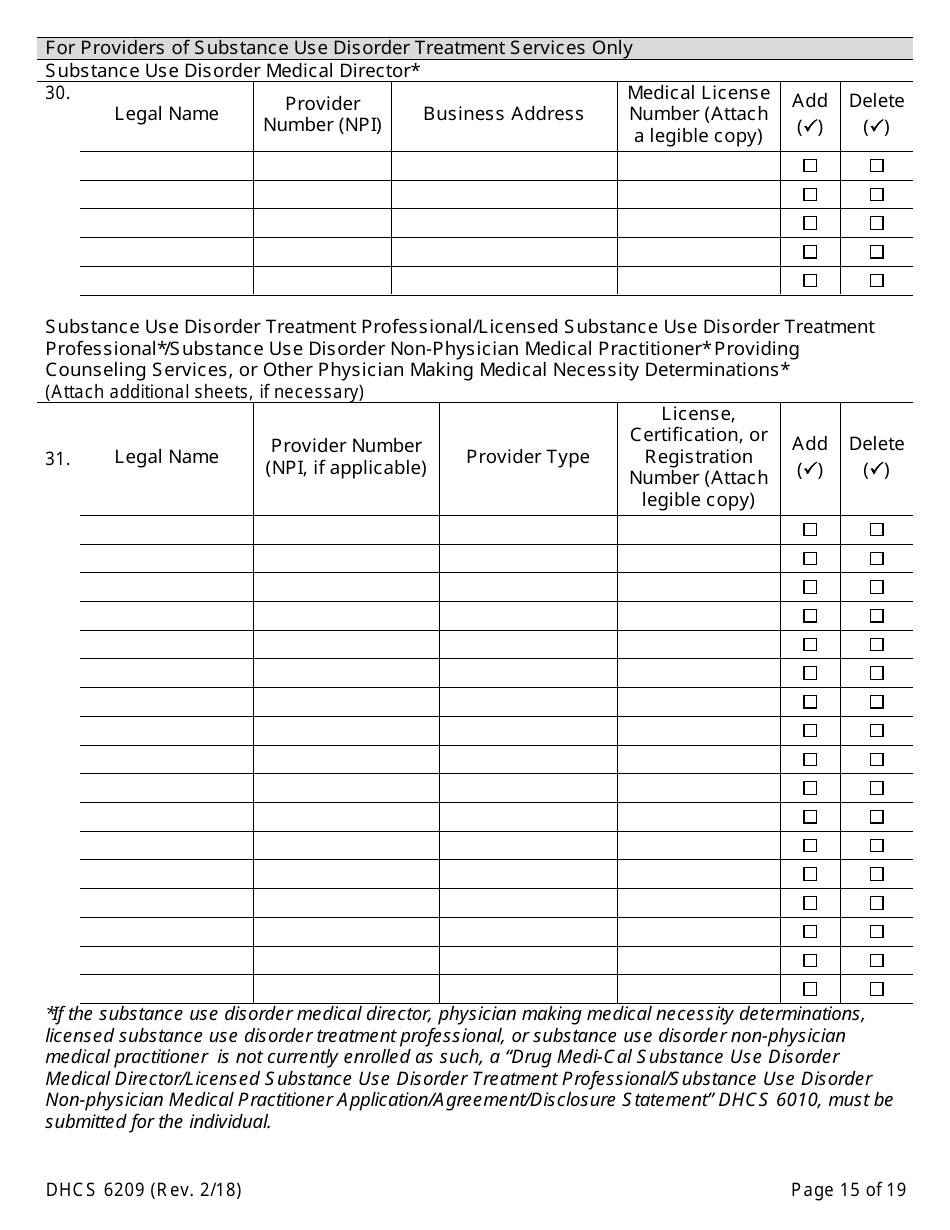 Form DHCS6209 Medi-Cal Supplemental Changes - California, Page 17