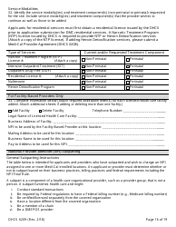 Form DHCS6209 Medi-Cal Supplemental Changes - California, Page 18