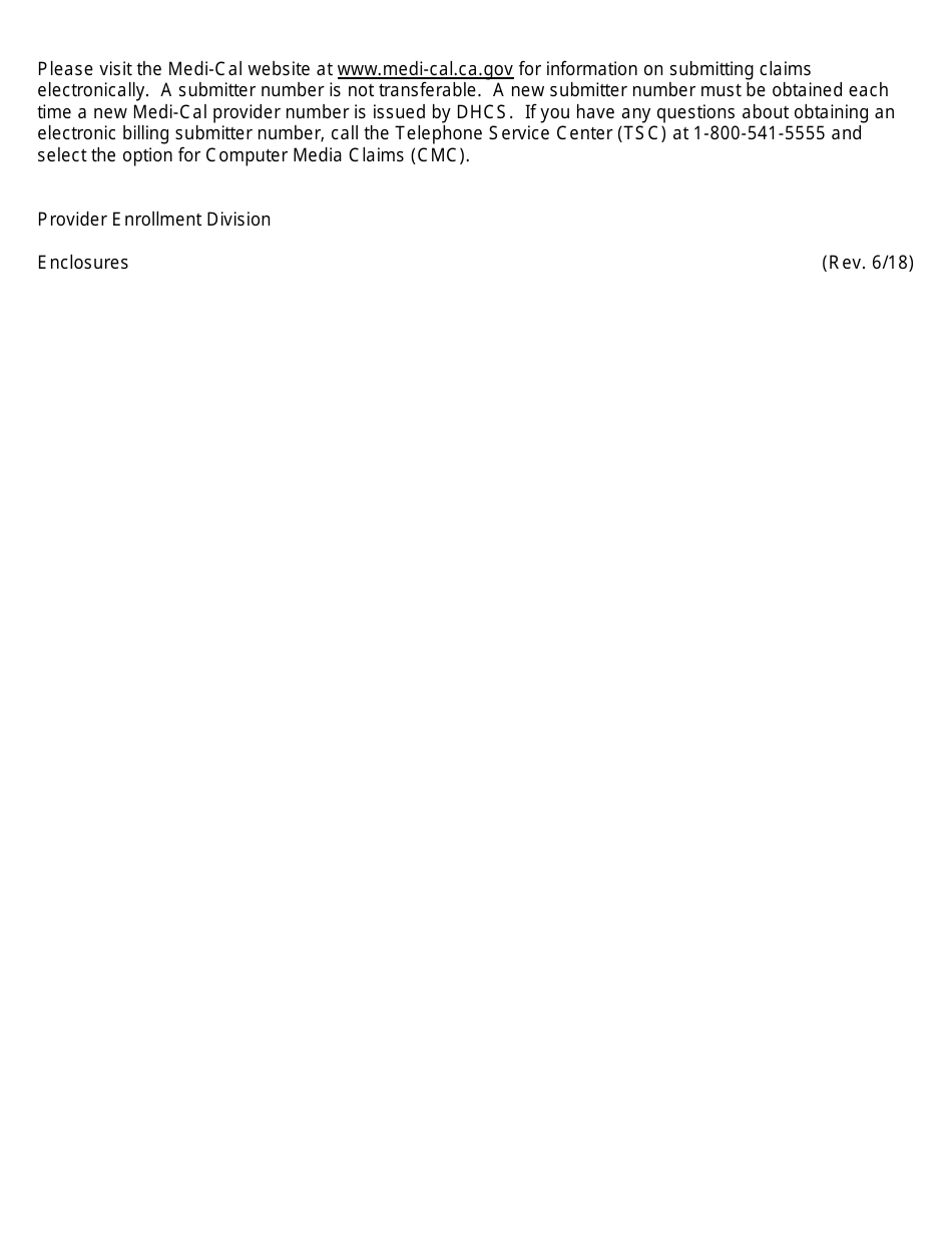 Form DHCS6209 Medi-Cal Supplemental Changes - California, Page 2