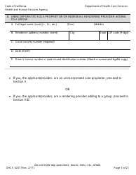 Form DHCS6207 Medi-Cal Disclosure Statement - California, Page 10
