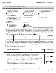 Form DHCS6207 Medi-Cal Disclosure Statement - California, Page 7