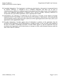 Form DHCS9098 Medi-Cal Provider Agreement (Institutional Provider) - California, Page 11