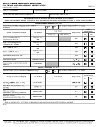 Form CEM-3513 Caltrans Hot Mix Asphalt Verification - California, Page 5
