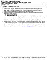 Form CEM-5773B Curb Ramp (Case B) Americans With Disabilities Act (Ada) Compliance Inspection Report - California, Page 10