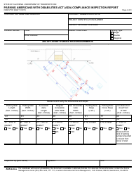 Form CEM-5773P &quot;Parking Americans With Disabilities Act (Ada) Compliance Inspection Report&quot; - California, Page 2