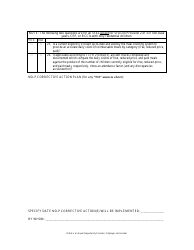 School Food Authority on-Site Review Checklist - Kentucky, Page 6