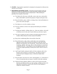 Month-To-Month Rental Agreement Template - New Hampshire, Page 3