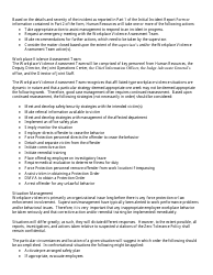 Violence in the Workplace Check List - Colorado, Page 11