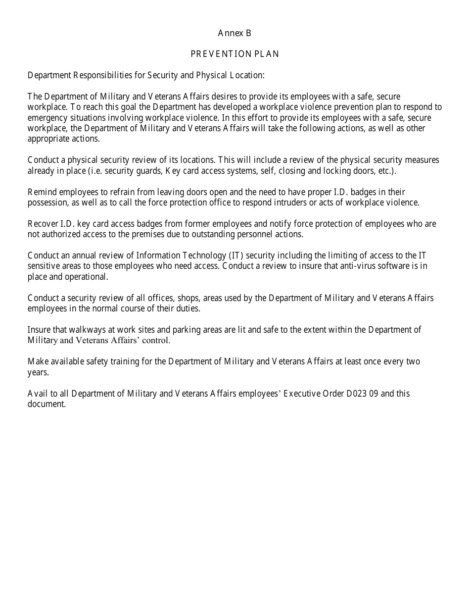 Violence in the Workplace Check List - Colorado, Page 15