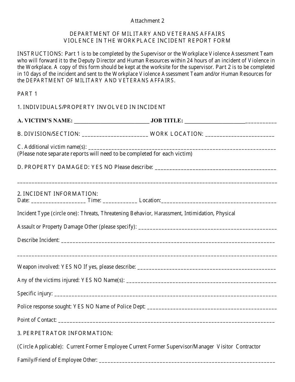 Violence in the Workplace Check List - Colorado, Page 18