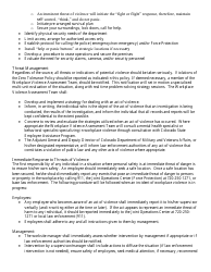 Violence in the Workplace Check List - Colorado, Page 9