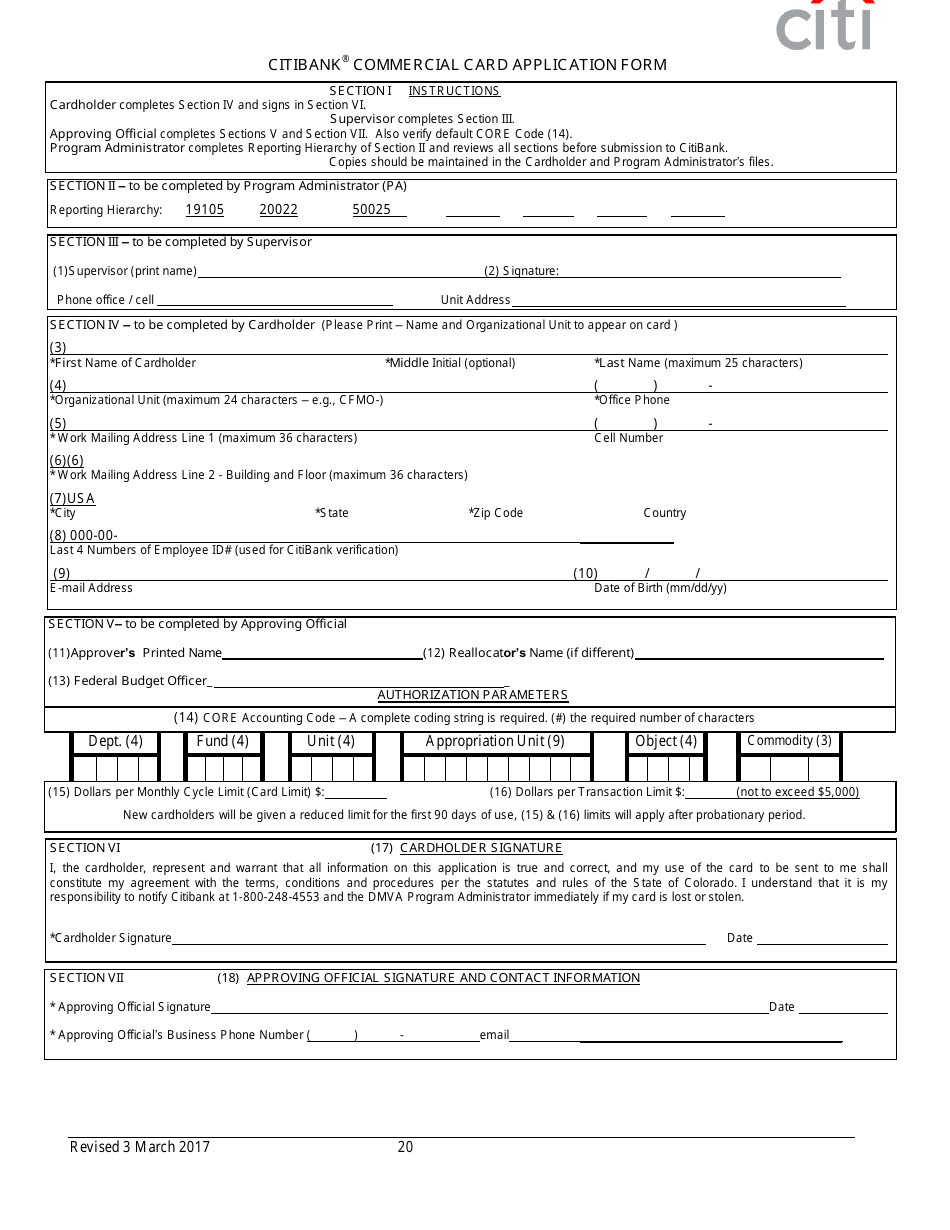 Procurement Card Department Manual - Colorado, Page 20