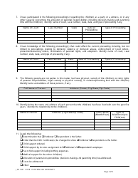 Form JDF1501 Petition for Paternity - Colorado, Page 2