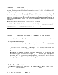 Form JDF1113 Parenting Plan - Colorado, Page 6