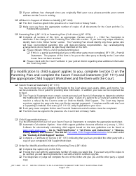 Instructions for Form JDF1406 Motion/Stipulation to Modify/Restrict Parenting Time - Colorado, Page 5