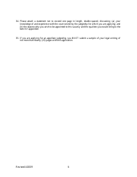 &quot;Application for Colorado State Court Judgeship - Judicial Nominating Commission&quot; - Colorado, Page 6