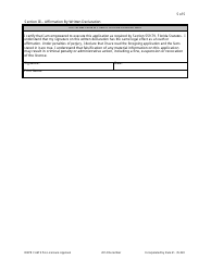 Form DBPR CAM9 Application for Pre-licensure Provider Approval - Florida, Page 5