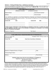 Form DBPR ALU1 &quot;Application for Licensure as an Individual&quot; - Florida, Page 14