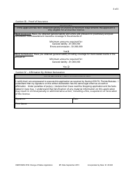 Change of Status Application - Florida, Page 3