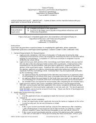 Document preview: Application for Reexamination - Florida