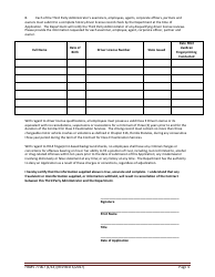 Form HSMV77067 Application for Authority to Conduct Class E Third Party Administrator (Tpa) Driver License Exams - Florida, Page 4