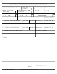 DA Form 3434 Notification of Personnel Action - Nonappropriated Funds Employee, Page 3