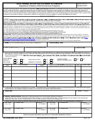 DD Form 2981 &quot;Basic Criminal History and Statement of Admission&quot;