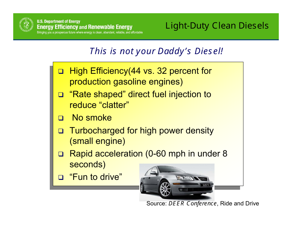 Motivations for Promoting Clean Diesels - Dr. James J. Eberhardt, Page 18