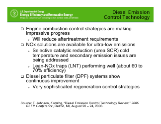 &quot;Motivations for Promoting Clean Diesels - Dr. James J. Eberhardt&quot;, Page 22