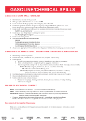 Flip Chart of Emergency Procedures - Michigan, Page 13