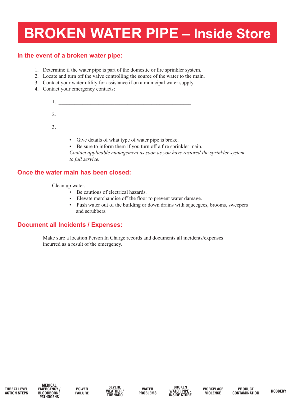 Michigan Flip Chart Of Emergency Procedures Fill Out Sign Online And 